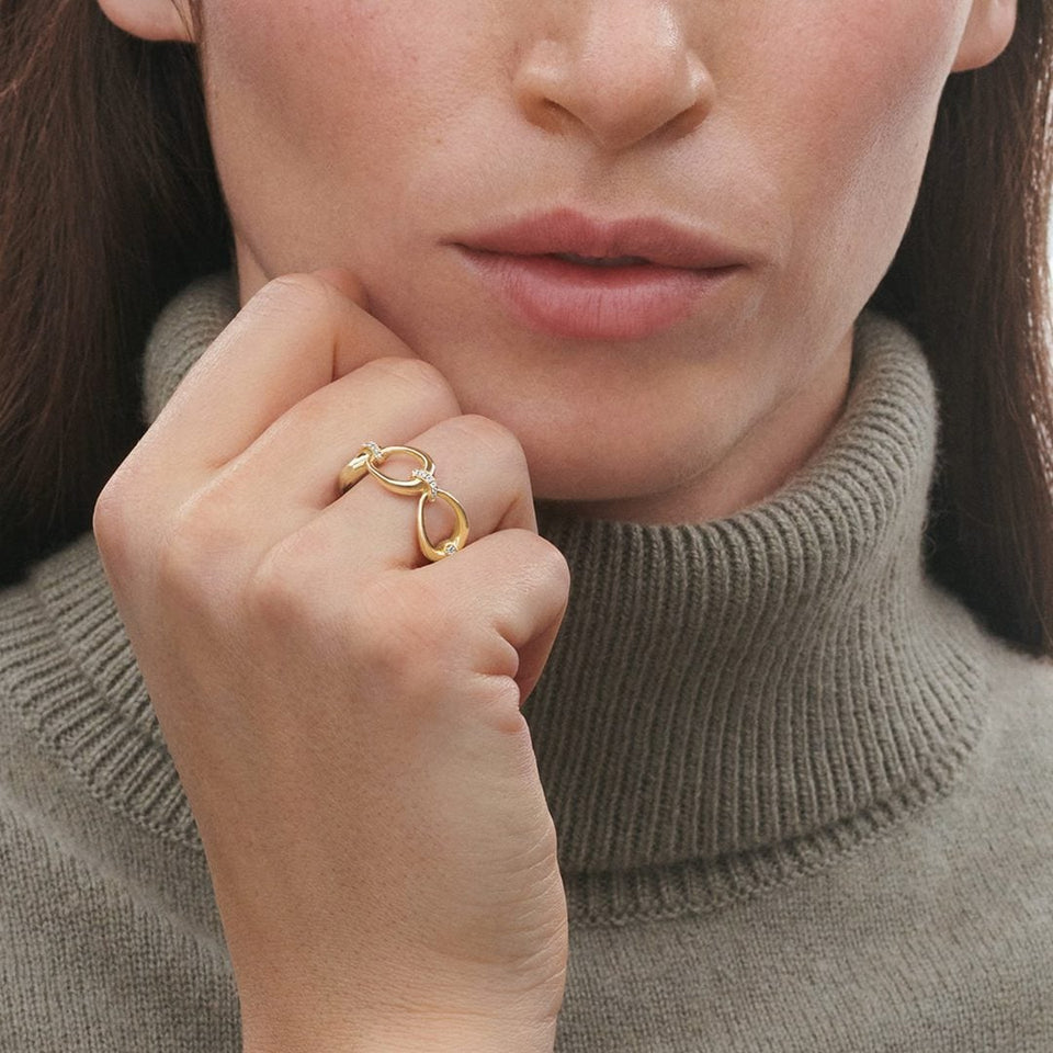 Georg Jensen Offspring Ring at David M Robinson