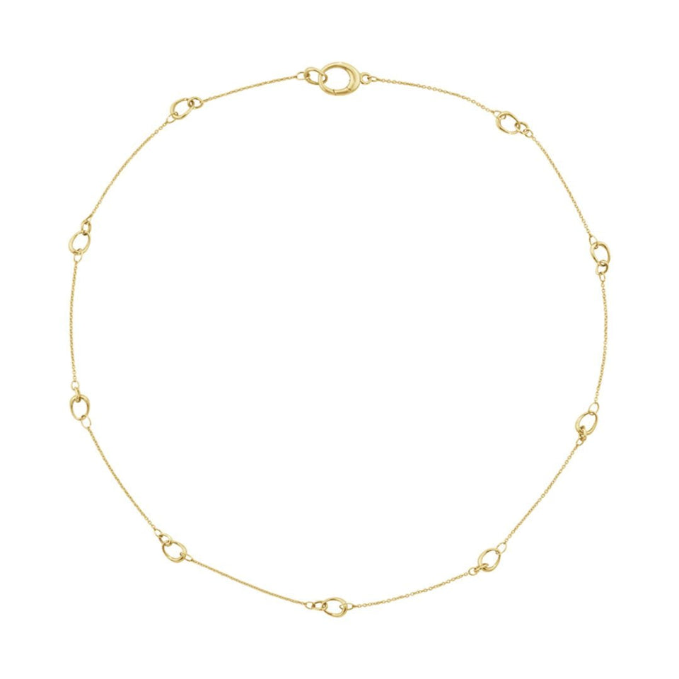 Georg Jensen Offspring 18ct Yellow Gold Necklace at David M Robinson