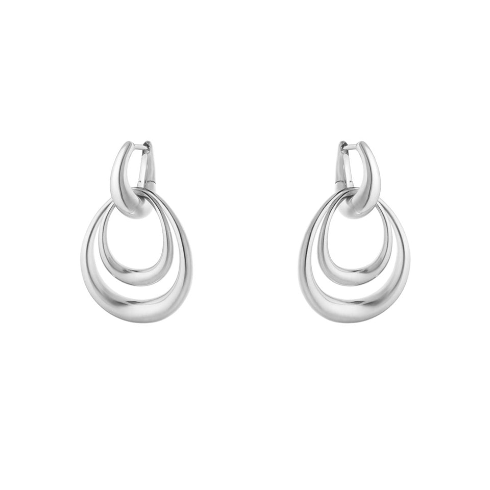 Georg Jensen Offspring Sterling Silver Earrings at David M Robinson