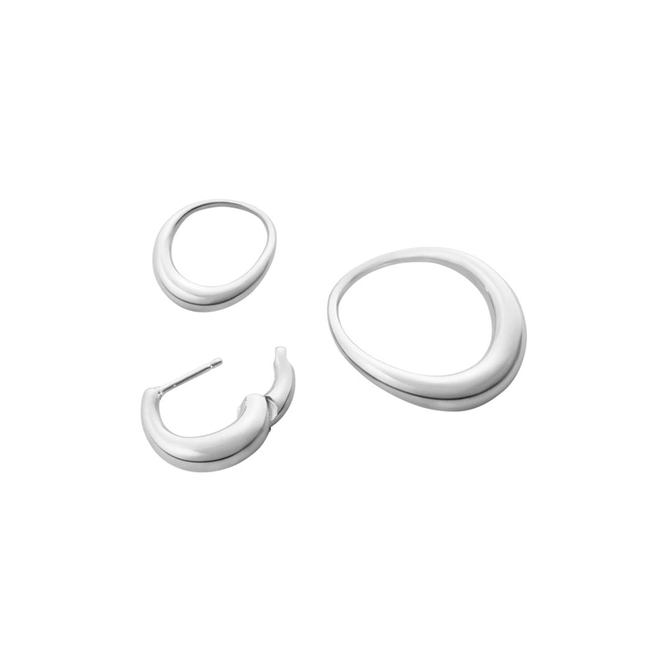 Georg Jensen Offspring Sterling Silver Earrings at David M Robinson