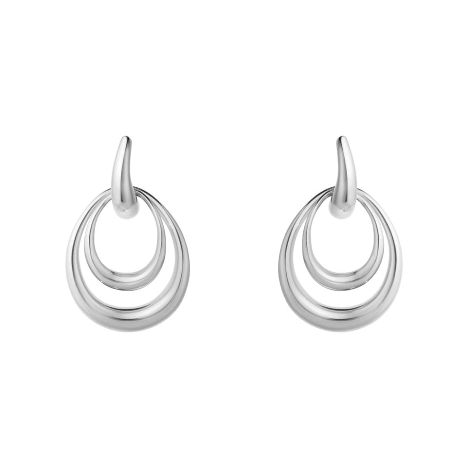 Georg Jensen Offspring Sterling Silver Earrings at David M Robinson