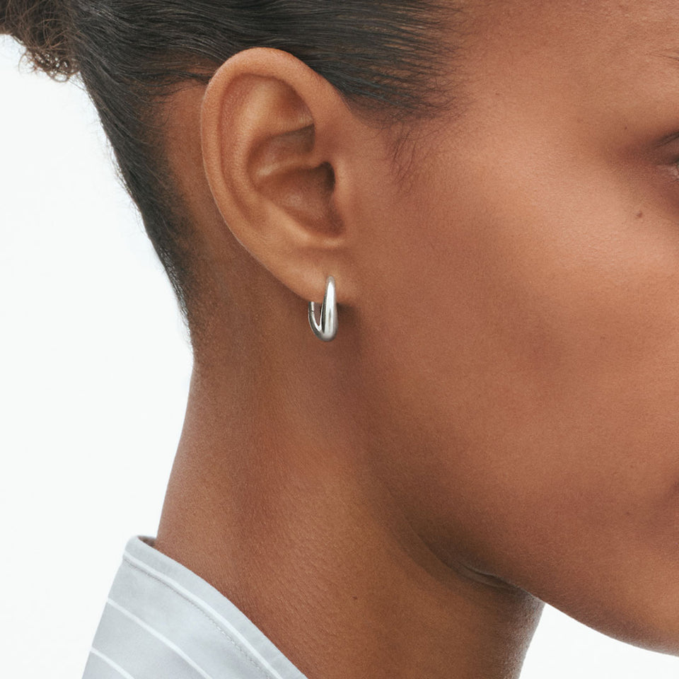 Georg Jensen Offspring Sterling Silver Earrings at David M Robinson