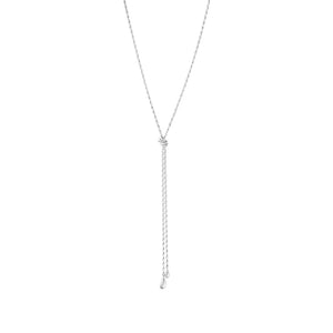 Reflect Sterling Silver Lariat Necklace