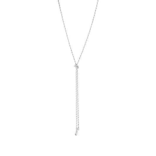 Georg Jensen Reflect Sterling Silver Lariat Necklace at David M Robinson