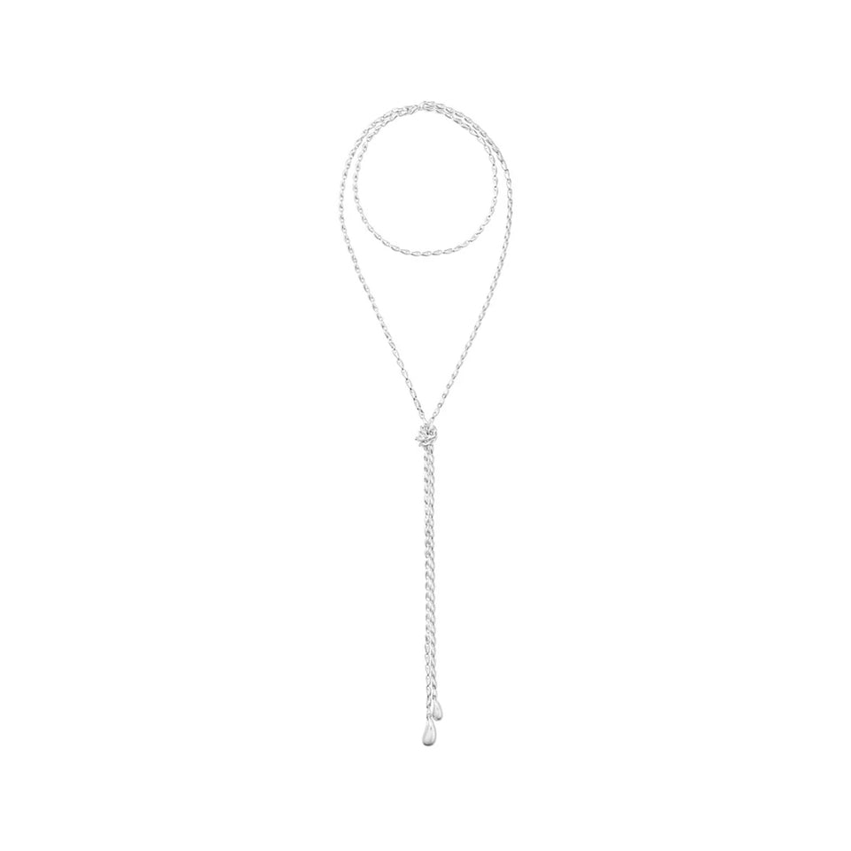 Georg Jensen Reflect Sterling Silver Lariat Necklace at David M Robinson