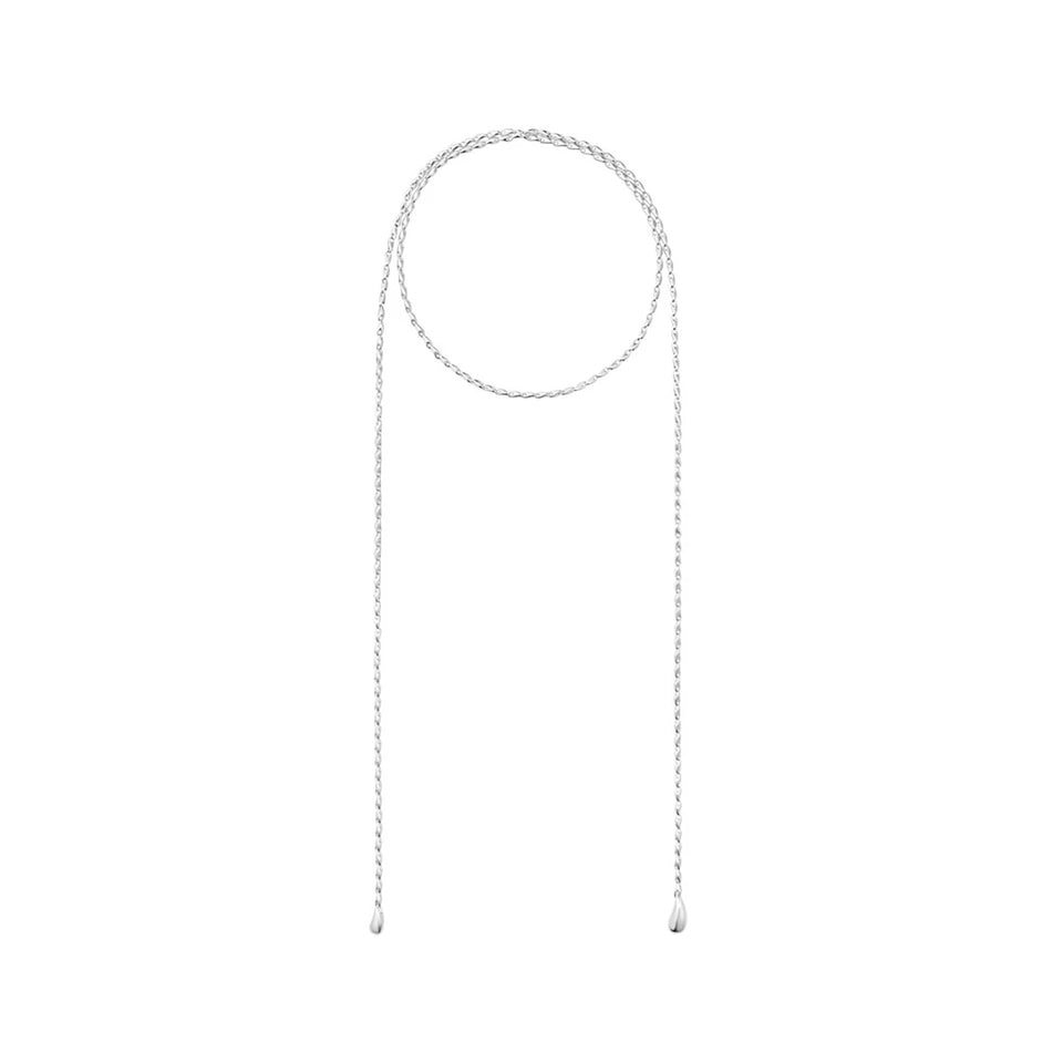 Georg Jensen Reflect Sterling Silver Lariat Necklace at David M Robinson