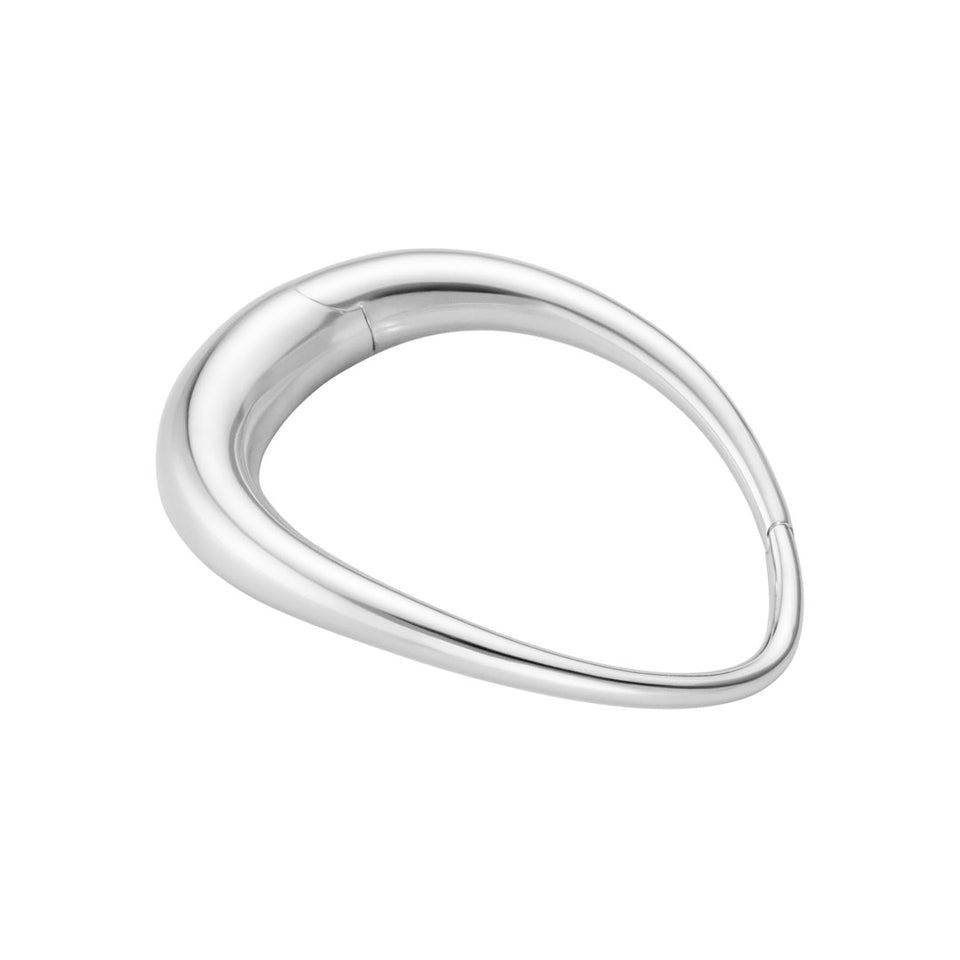 Georg Jensen Offspring Sterling Silver Hinged Bangle at David M Robinson