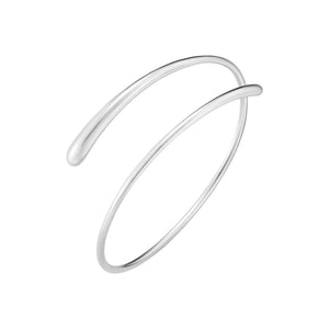 Mercy Sterling Silver Bangle