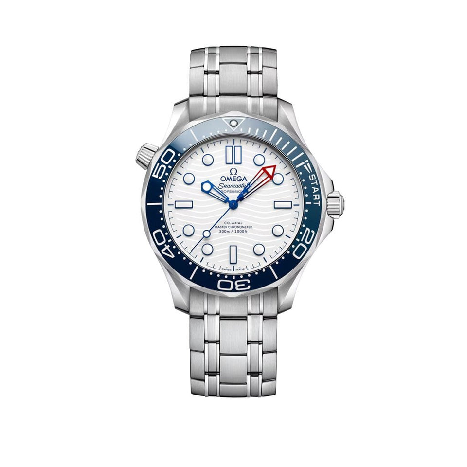 OMEGA Seamaster Diver 300M America's Cup Edition 42mm Watch O21030422004002 at DMR and the OMEGA Boutique Liverpool