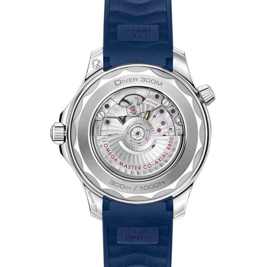OMEGA Seamaster Diver 300m Co-Axial Master Chronometer 42mm Watch O21032422006001 at DMR and the OMEGA Boutique Liverpool