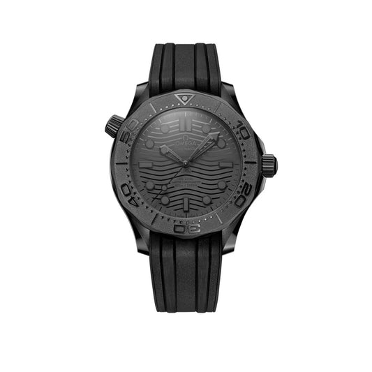 OMEGA Seamaster Diver 300M All Black Ceramic 43.5mm Watch O21092442001003 at DMR and the OMEGA Boutique Liverpool