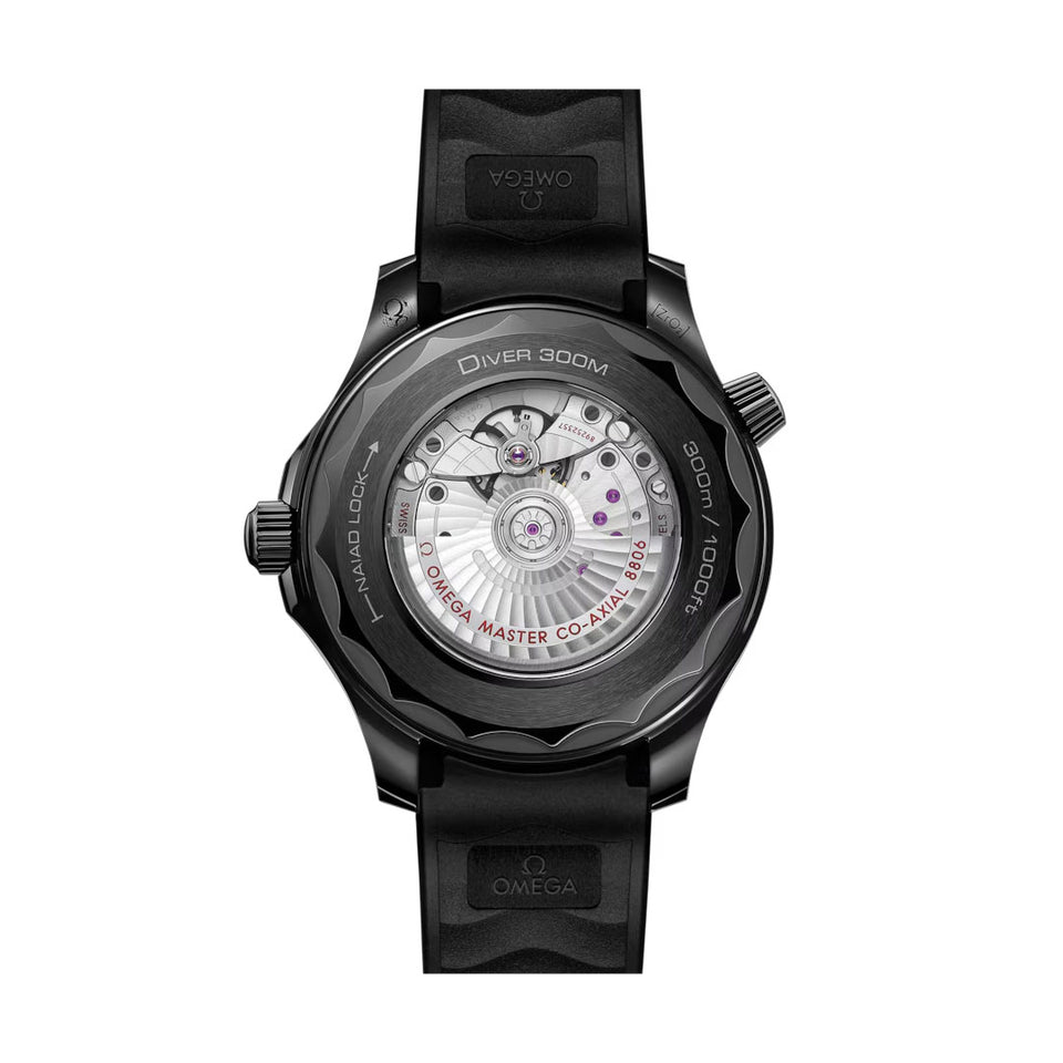 OMEGA Seamaster Diver 300M All Black Ceramic 43.5mm Watch at DMR and the OMEGA Boutique Liverpool