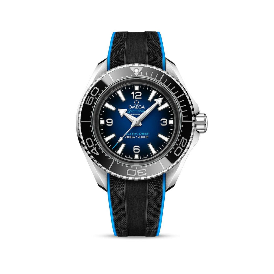 OMEGA Seamaster Planet Ocean 6000m Ultra Deep 45.5mm Watch O21532462103001 at DMR and the OMEGA Boutique Liverpool