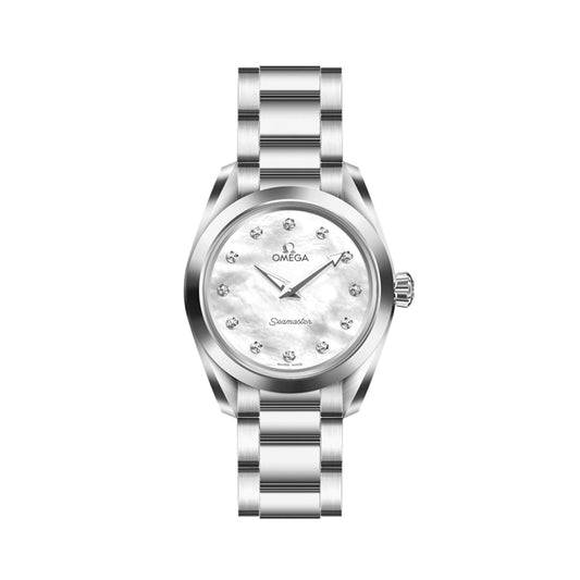 OMEGA Seamaster Aqua Terra 150m Quartz 28mm Watch O22010286055001 at DMR and the OMEGA Boutique Liverpool