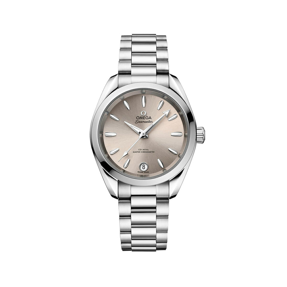 OMEGA Seamaster Aqua Terra Steel Chronometer 34mm Watch at David M Robinson