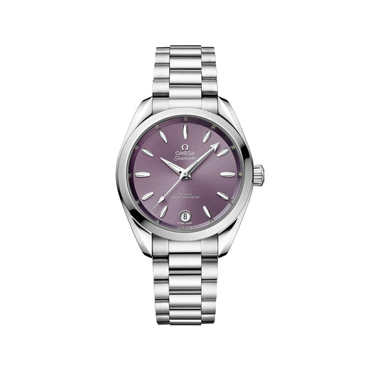 OMEGA Seamaster Aqua Terra Steel Chronometer 34mm Watch O22010342010002 at DMR and the OMEGA Boutique Liverpool