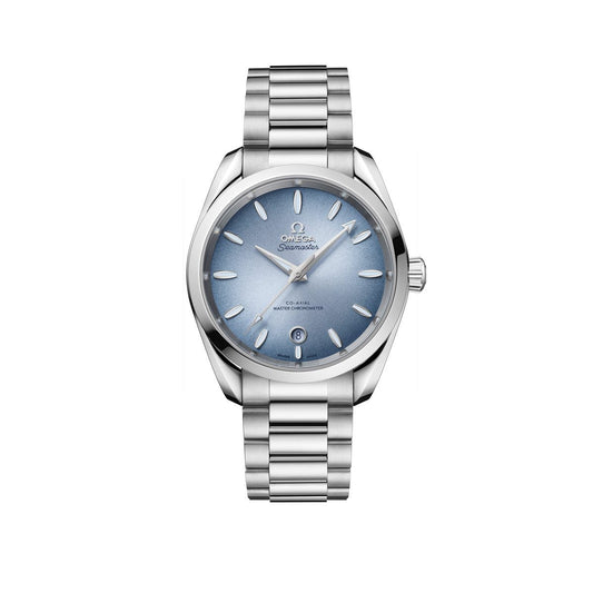 OMEGA Seamaster Aqua Terra 150M Chronometer 38mm Watch O22010382003004 at DMR and the OMEGA Boutique Liverpool
