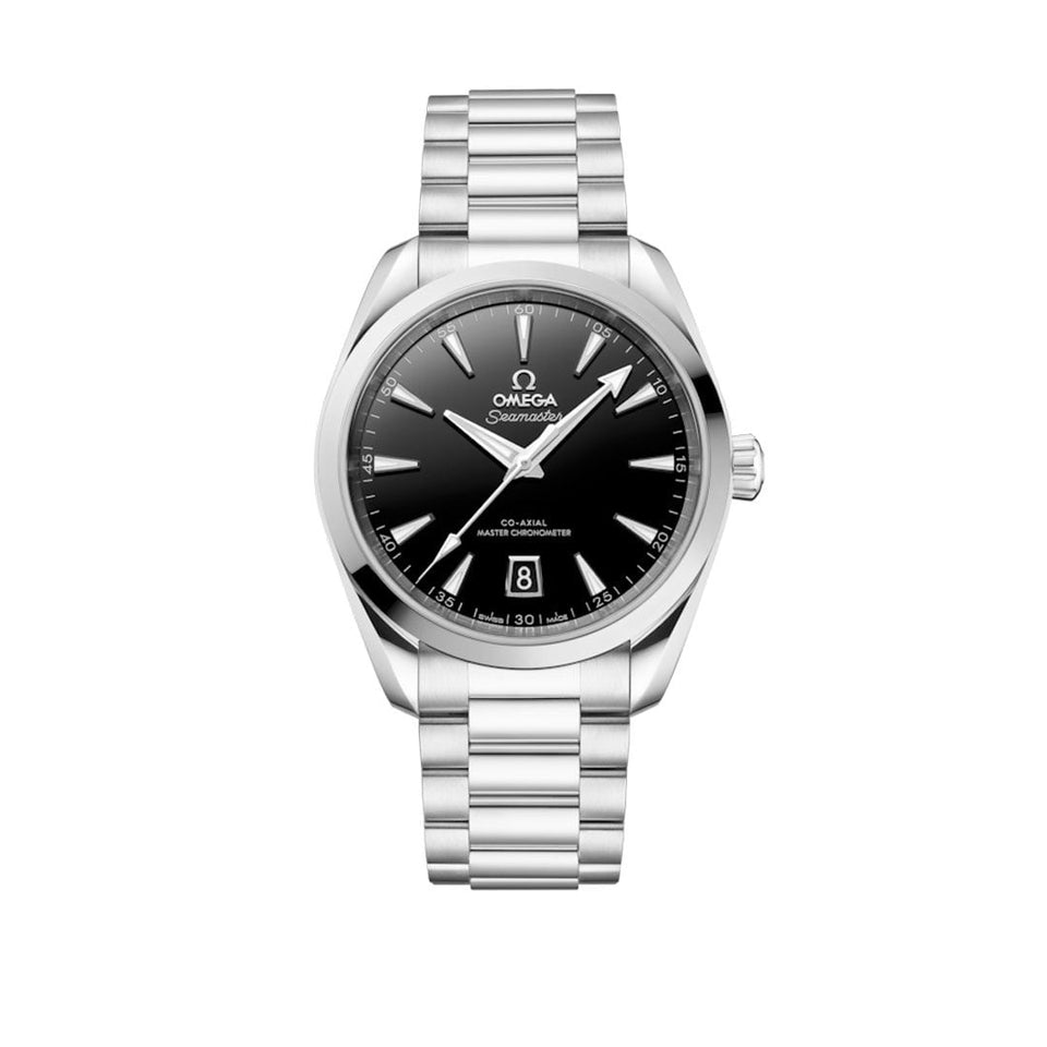 OMEGA Seamaster Aqua Terra 150m Steel Chronometer 38mm Watch O22010382001004 at DMR and the OMEGA Boutique Liverpool