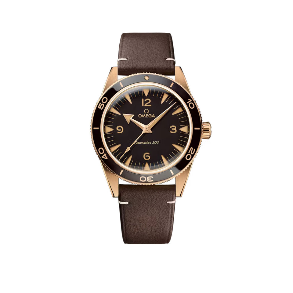 OMEGA Seamaster 300 Bronze Gold Chronometer 41mm Watch