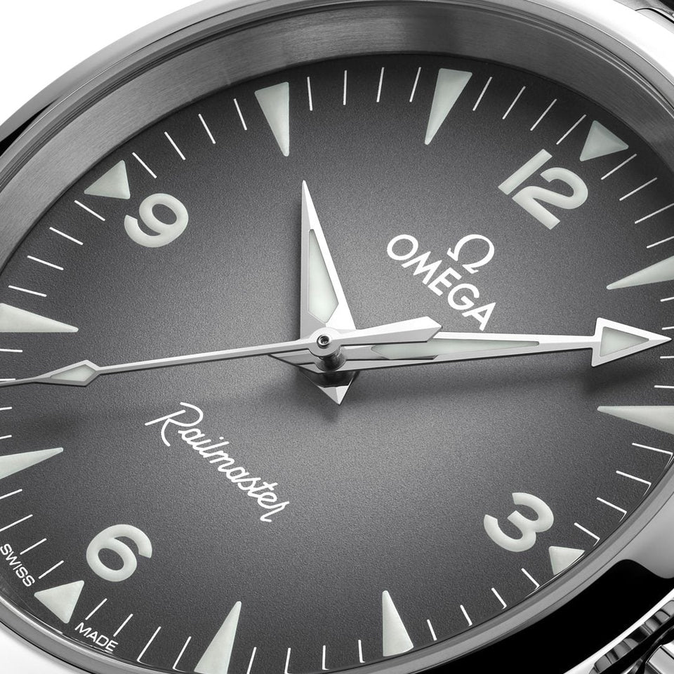 OMEGA Seamaster Railmaster 38mm Watch at David M Robinson