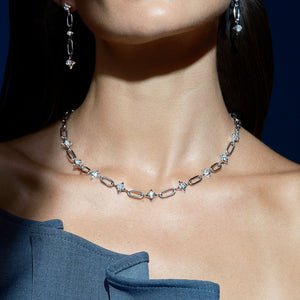 True North 18ct White Gold Diamond Collar