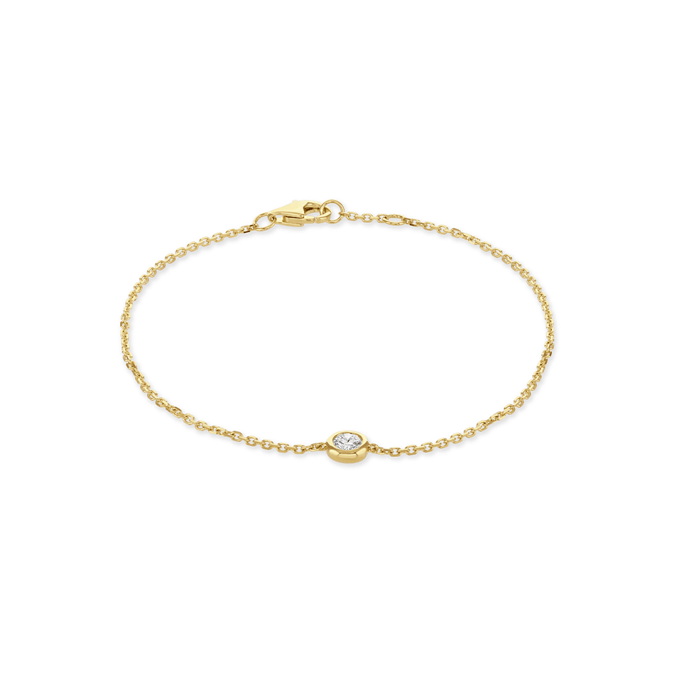 Elodie Yellow Gold Diamond Bracelet