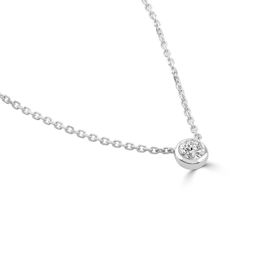 Elodie White Gold Diamond Pendant