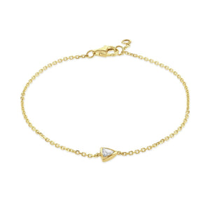 Contemporary Diamonds Yellow Gold Diamond Bracelet