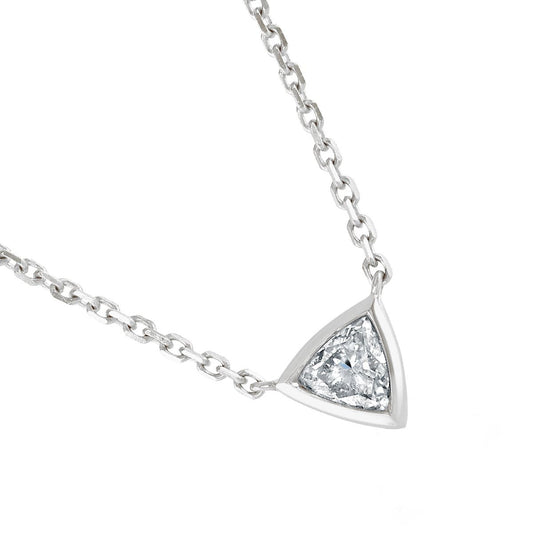 Contemporary Diamonds White Gold Diamond Pendant