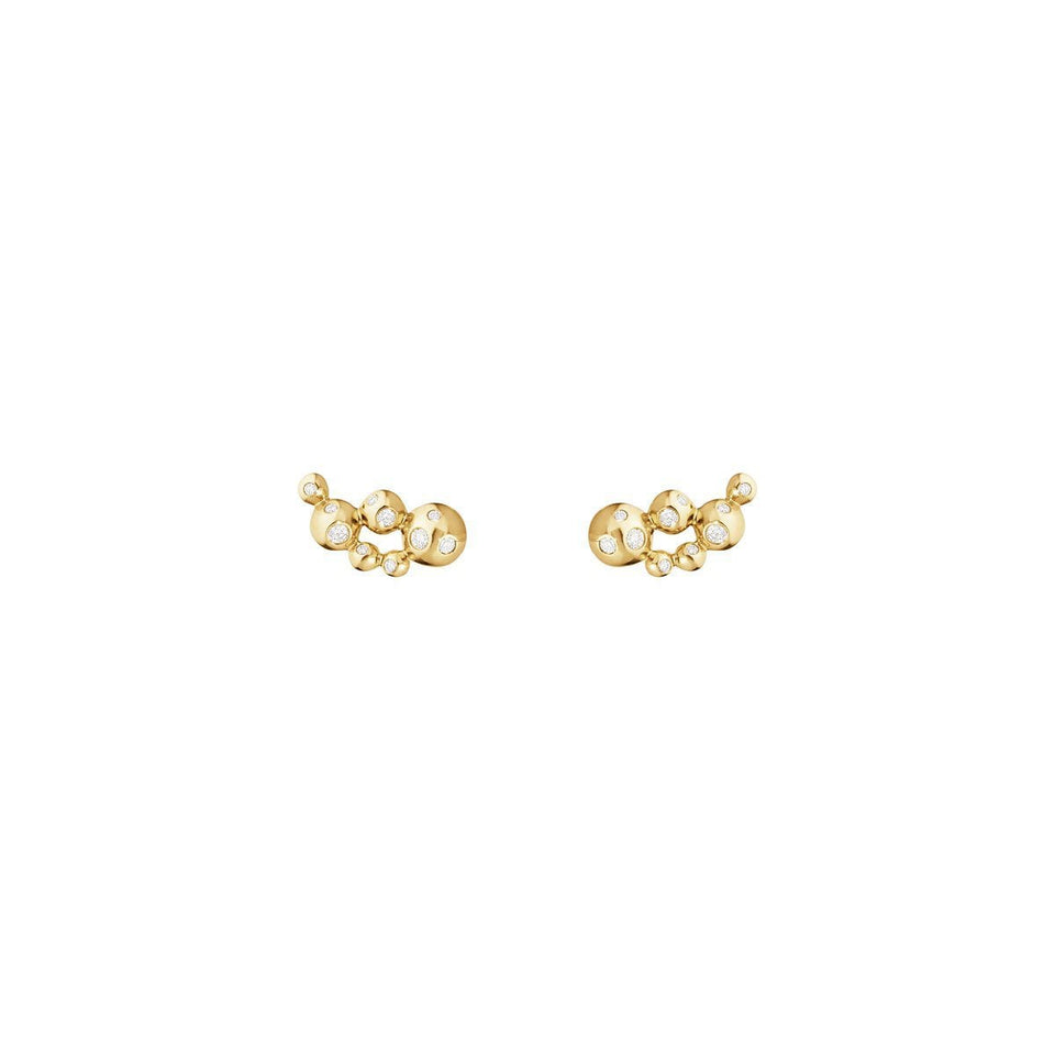 Georg Jensen Moonlight Grapes 18ct Yellow Gold Ear Cuffs at David M Robinson