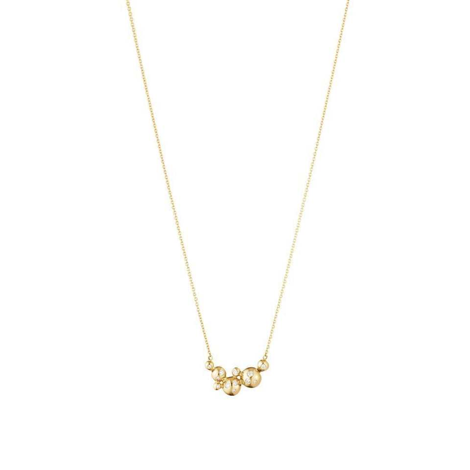 Georg Jensen Moonlight Grapes 18ct Yellow Gold and Diamond Pendant at David M Robinson
