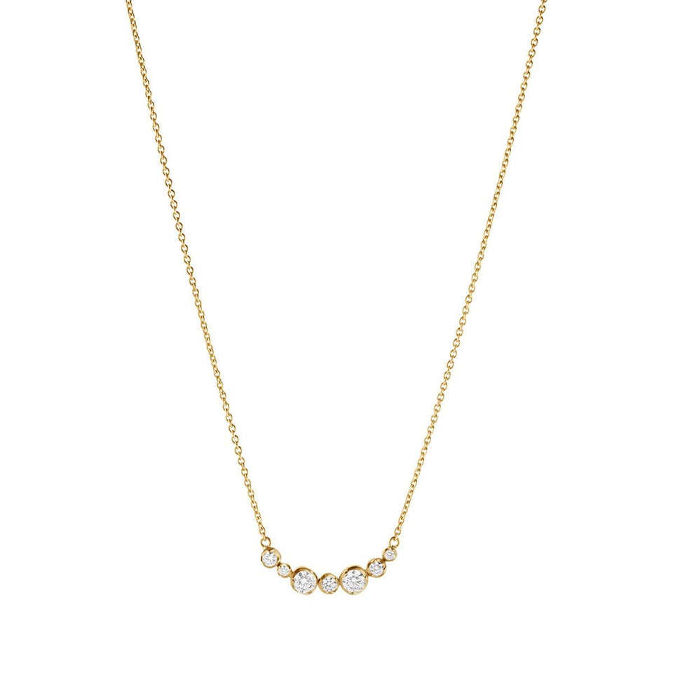 Georg Jensen 18ct Yellow Gold Diamond Pendant