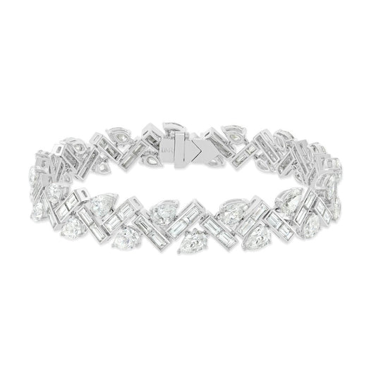White Gold Diamond Bracelet at DMR