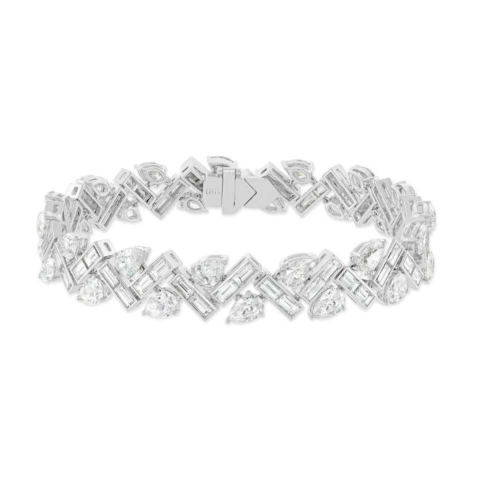 White Gold Diamond Bracelet at DMR