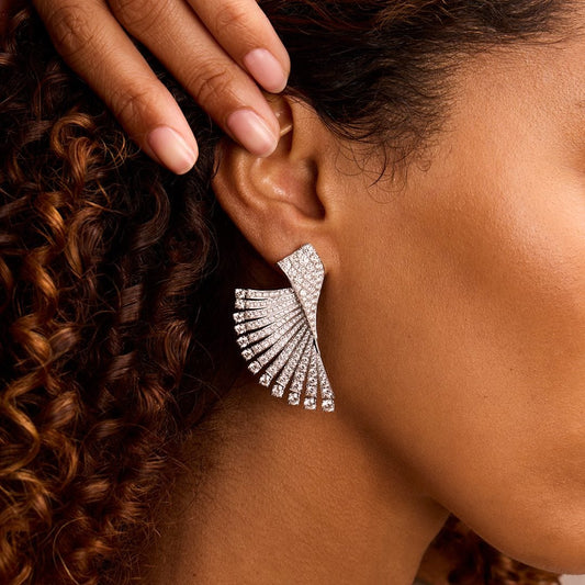 Shop White Gold Diamond Earrings at DMR