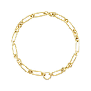 Giallo Pave Yellow Gold Diamond Necklace