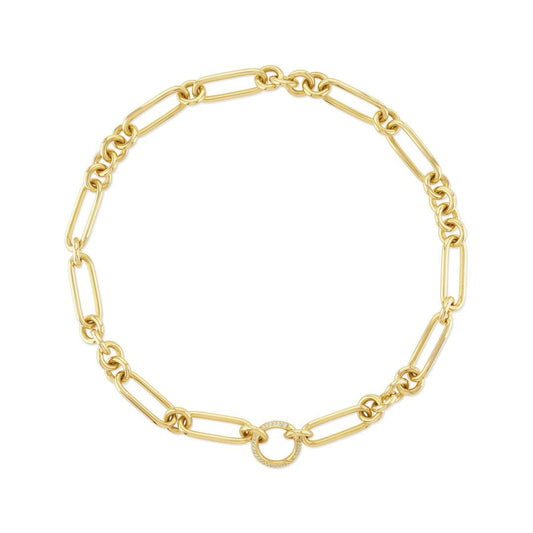 Giallo Yellow Gold Diamond Necklace at DMR