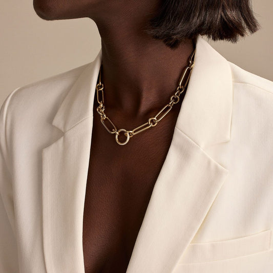 Giallo Yellow Gold Diamond Necklace at DMR