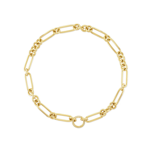 Giallo Pavé 18ct Yellow Gold Diamond Necklace