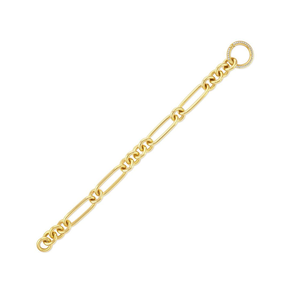 Giallo Pavé 18ct Yellow Gold Diamond Bracelet at David M Robinson