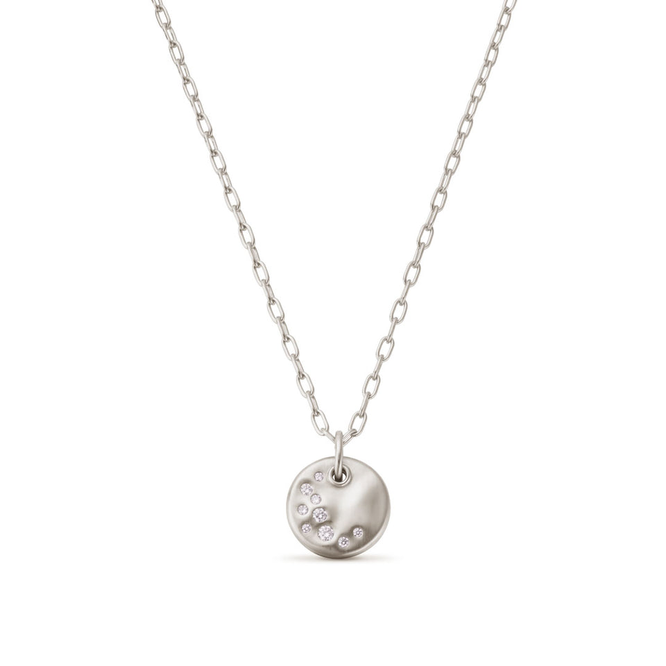 Cloud Nine 18ct White Gold Diamond Medallion