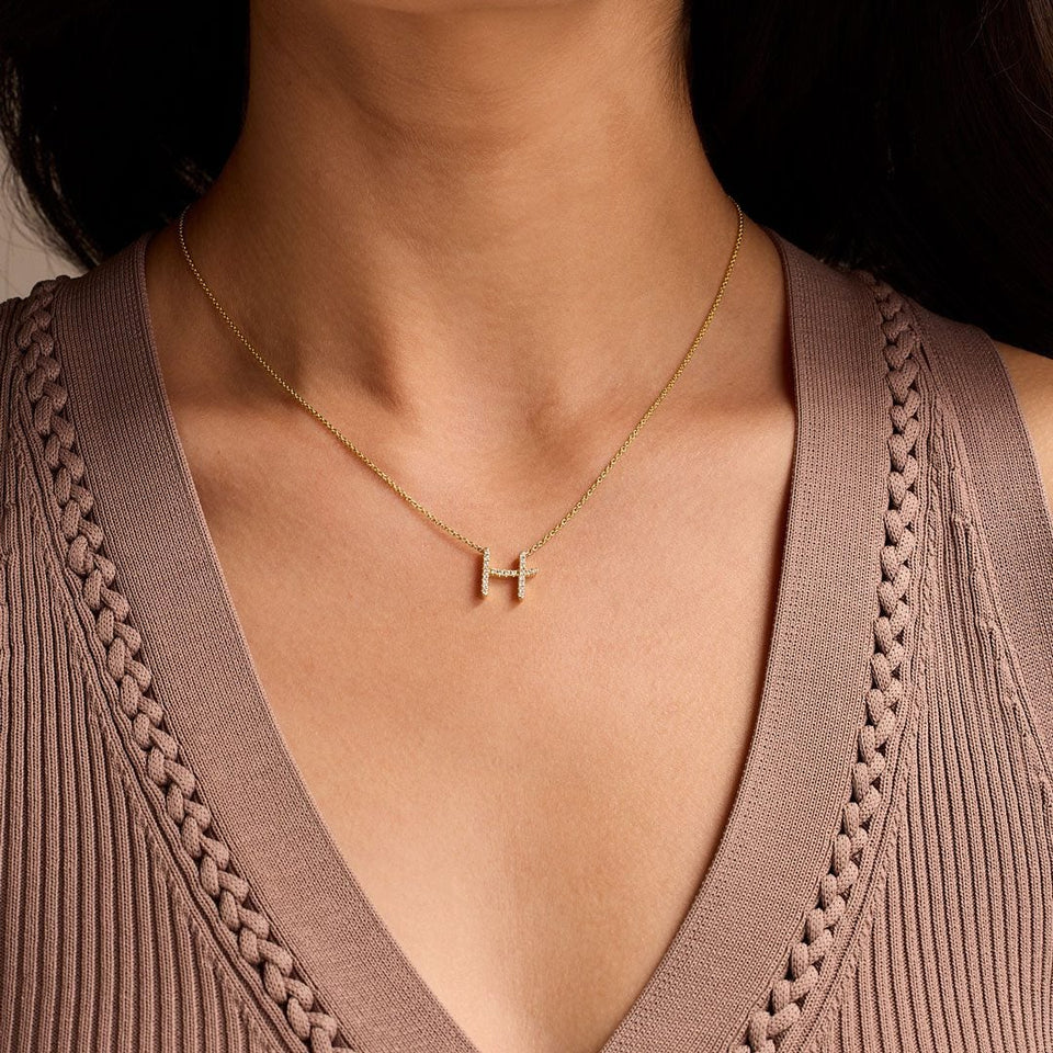 Initial Diamond Pendant at DMR