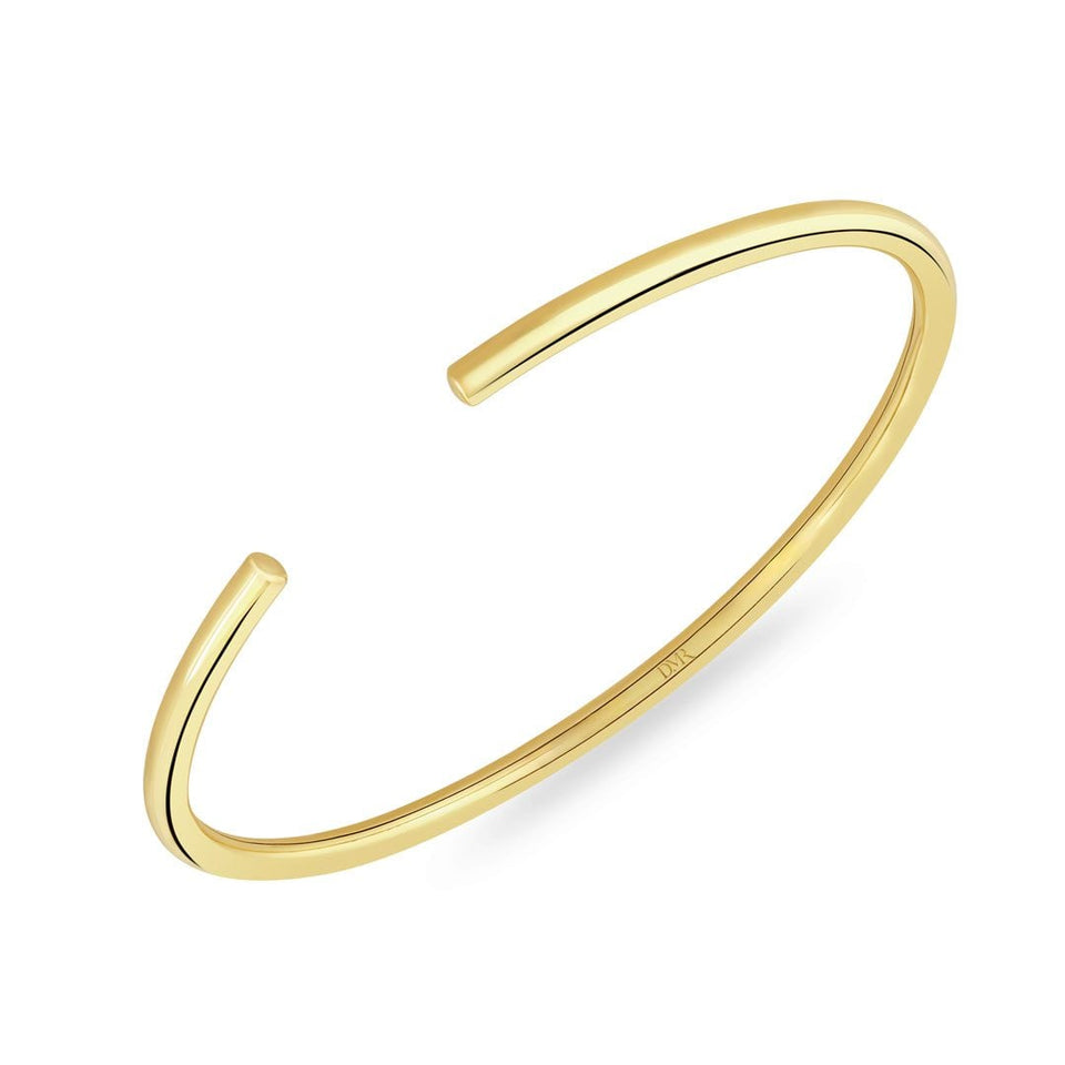 18ct Yellow Gold Flex Bangle at DMR