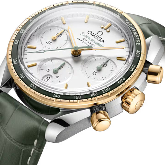 OMEGA Speedmaster 38 Steel Chronometer Watch at DMR and the OMEGA Boutique Liverpool