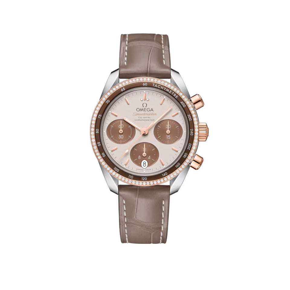 OMEGA Speedmaster 38 Co-Axial Chronometer 38mm Watch O32428385002002 at DMR and the OMEGA Boutique Liverpool