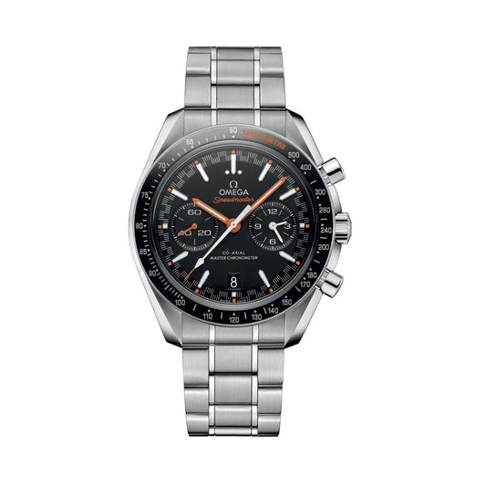 OMEGA Speedmaster Racing Chronograph 44mm Watch O32930445101002 at DMR and the OMEGA Boutique Liverpool