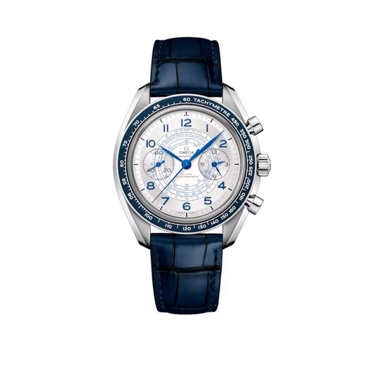 OMEGA Speedmaster Steel Chronograph 43mm Watch O32933435102001 at DMR and the OMEGA Boutique Liverpool