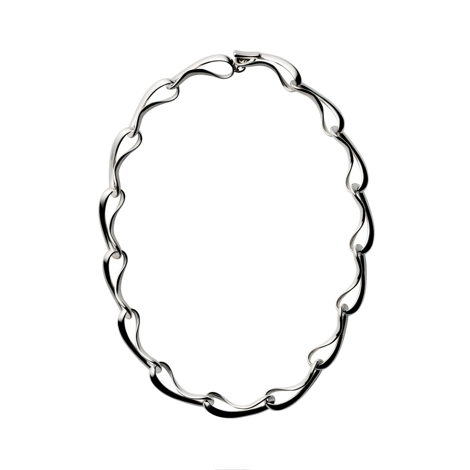 Georg Jensen Infinity Sterling Silver Collar at David M Robinson