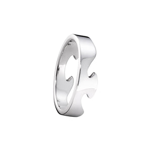 Fusion 18ct White Gold End Ring