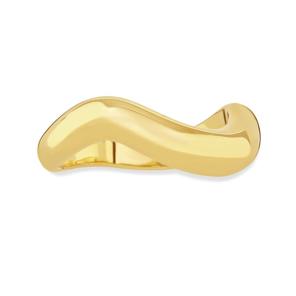 Making Waves Yellow Gold Ring at David M Robinson